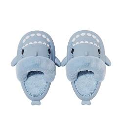 Hai Hausschuhe Winter Shark Slippers Kids Sandalen Jungen Mädchen Cloud Rutschfest Slides Badeschuhe Lustig Haifisch Schlappen Slippers Sommer Strand Open Toe Sandalen Shower Badeschuhe Indoor Outdoor von NIBESSER