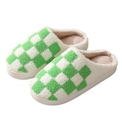 NIBESSER Hausschuhe Damen Plüsch Winter Flauschige Pantoletten Warme Kuschelige Schlappen Rutschfeste Schuhe Für Frauen und Männer Bequeme Slippers Unisex von NIBESSER