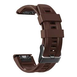 NIBYQ 26 mm Smartwatch-Armband für Garmin Fenix 7X 5X Plus 6X Pro 3 3HR Tactix Delta, offizielles Silikon-Armband, 26mm Fenix 5X 6X, Achat von NIBYQ