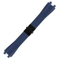 NIBYQ Silikon-Gummi-Uhrenarmband für Ulysse Nardin, Outdoor-Sport, wasserdichtes Armband, Ersatzarmband, Uhrenzubehörteile, 26 mm, Achat von NIBYQ
