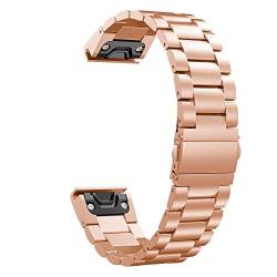 NIBYQ Smartwatch-Armband für Garmin Descent MK1, Schnellverschluss, Edelstahl-Armband für Fenix 5, 5X, Plus, 6, 6X Pro, 22 mm, 26 mm, For Descent Mk1, Achat von NIBYQ
