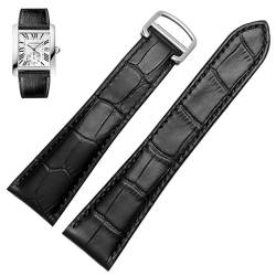 NIBYQ Uhrenarmband für Cartier Tank Calibre Serie, echtes Leder, mechanische Uhr für Damen und Herren, 20 mm, 22 mm, 23 mm, 25 mm, 24 mm, Achat von NIBYQ