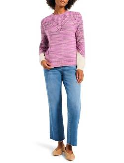 NIC+ZOE Damen Winter Warmth Sweater Pullover, Pink Multi, Klein von NIC+ZOE