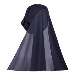 Damen Kopftuch Hijab Muslimische Schal Kopfkappe Kleidung Schal Sommer Stretch Turban Gesichtsschleier Kopfbedeckung Schöne Malaysische Mädchen Schal Chiffon Damen Anzug Halstuch Haartuch Schal von NICEYEA