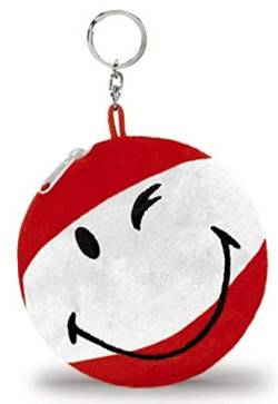 NICI 39646 Münztasche Täschchen Smiley Österreich 2D Plüsch ca. 11cm von NICI