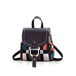 NICOLE&DORIS Damen Rucksack Kleiner Rucksack Umhängetasche Handtaschen Rucksack für Damen Leder Rucksack Schultertasche Kaffee von NICOLE & DORIS