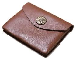 NICRX Geldbörsen Brieftasche Damen Ledergeldbörse Tragbarer schlanker Kartenhalter Einfache Geldbörsen mit Reißverschluss Damen-Münzfach Reißfest Exquisit (Color : Royal Blue-1) von NICRX
