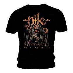 NILE Offizielles Band T-Shirt Death Metal Black Seeds of Vengeance Gr. X-Large, Schwarz von NILE