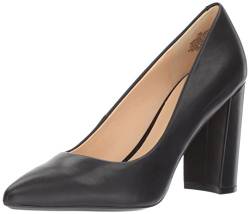 NINE WEST Damen Astoria 9x9 Pumps, Schwarz Leder, 41.5 EU von NINE WEST