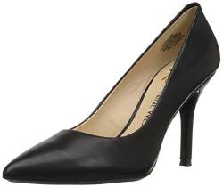 NINE WEST Damen Fünfte 9x9 Pumps, Schwarzes Kalbsleder, 40 EU von NINE WEST