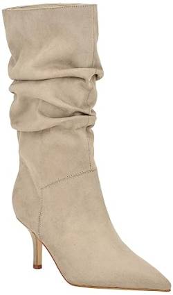 NINE WEST Damen Mycki Mid Calf Boot, Taupe 110, 40 EU von NINE WEST