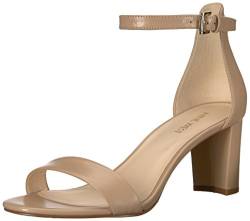 NINE WEST Damen Pruce Sandale mit Absatz, Naturleder, 40 EU von NINE WEST