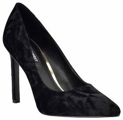 NINE WEST Damen Tatiana Pumps, Schwarzer Samt 007, 39.5 EU von NINE WEST