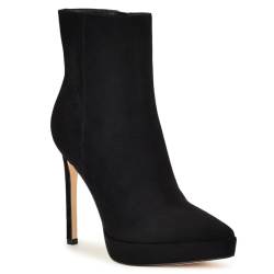 NINE WEST Danise Damen-Stiefelette, Schwarz 002, 39 EU von NINE WEST