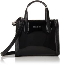 Nine West Candance Mini Tote Crossbody, Schwarz, Einheitsgröße von NINE WEST