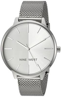 Nine West Women's Sunray Zifferblatt Mesh Armbanduhr, NW/1981 von NINE WEST