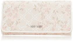 Nine West Zuri SLG Organizer Wallet für Damen, Milch Logo Floral, Medium von NINE WEST