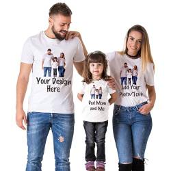 Benutzerdefinierte T-Shirt Bedrucken Lassen mit Foto und Sprüchen, Personalisierte Geschenke für Männer, Damen und Kinder von NINGSANJIN