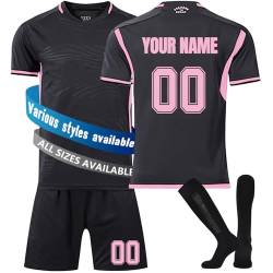 Fussball Trikot Kinder Erwachsene, Personalisiert Fußball Trikot Jungen mit Eigenem Namen Nummer, Fußball Shirts Shorts und Socks,Fussball Geschenke Jungen Herren #1 von NINGSANJIN