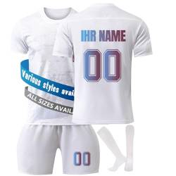 NINGSANJIN Trikot Fußball Jungen, Personalisiert Fußball Trikot Kinder mit Eigenem Namen Nummer, Fussball Geschenke Jungen Herren #9 von NINGSANJIN