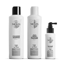 NIOXIN System 1 Starter-Set – Shampoo, Haarspülung und Kopfhaut Serum für naturbelassenes, dezen von NIOXIN