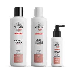 NIOXIN System 3 Starter-Set – Shampoo, Haarspülung und Kopfhaut Serum für coloriertes, dezent dÃ von NIOXIN