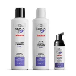 NIOXIN System 6 Starter-Set – Shampoo, Haarspülung und Kopfhaut Serum für chemisch behandeltes, von NIOXIN