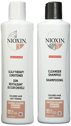 Nioxin System 3 Cleanser & Scalp Therapy Conditioner Treated Hair Set Duo 10 oz by Nioxin von NIOXIN