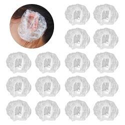 NITAIUN 300 Stück Transparente Einweg Ohrenschützer Ear Covers Wasserdicht Ohrbedeckungen Kunststoff Ohrkappen Ohrschutzabdeckung für Haarfärbemittel Dusche Baden Zuhause Haar-Salon von NITAIUN