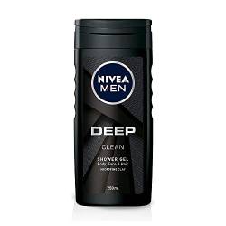 6er Pack - Nivea Duschgel Men - Deep Clean - sorgt für eine hydratisierte Haut - 250ml von NIVEA