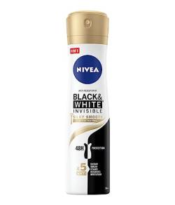NIVEA Black&White 48 H Invisible Silky Smooth Antitranspirant Spray für Damen 150ml von NIVEA