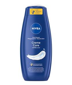 NIVEA Creme Care Pflegedusche, Duschgel mit Vitaminen und wertvollen Ölen, feuchtigkeitsspendende Cremedusche mit mildem Duft für eine zarte Pflege (500 ml) von NIVEA