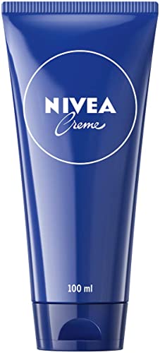 NIVEA Creme Tube Universalpflege (100 ml), klassische Feuchtigkeitscreme für alle Hauttypen, reichhaltige Hautcreme mit pflegendem Eucerit von NIVEA