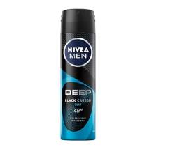 NIVEA Deo Men Spray Deep Beat 150ML (Pack of 3) Powerful Protection Against Sweat and Odor, Providing Long-lasting Refreshing Fragrance, Essential for Dry and Clean Skin von NIVEA