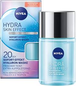 NIVEA Hydra Skin Effect 20 Sek Sofort Effekt Hyaluron Maske, 100 ml, Gesichtsmaske zur Vorbereitung auf die Tages- und Nachtpflege, Maske mit purem Hyaluron [HA] von NIVEA