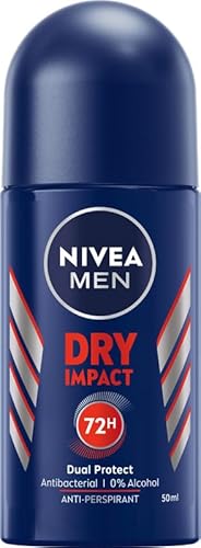 NIVEA MEN Dry Impact 72H Antitranspirant im Ball für Männer 50ml von NIVEA