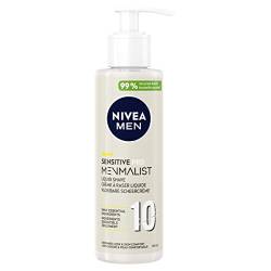 NIVEA MEN MENMALIST Rasiercreme (1 x 200 ml), Rasiercreme mit leichter und biologisch abbaubarer Formel, Männerpflege für alle Hauttypen von NIVEA