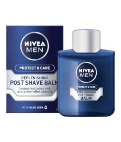 NIVEA Men Protect & Care Replenishing Post Shave Balm (100ml), Aftershave Balm For Men, Soothing Post Shave Balm, NIVEA After Shave Balm Aloe Vera & Pro-Vitamin B5 von NIVEA