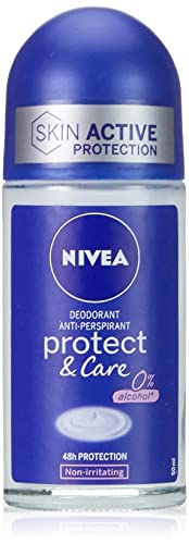 Nivea Deodorant Damen Protect & Care Roll-On, 50 ml, 1 Stück von NIVEA
