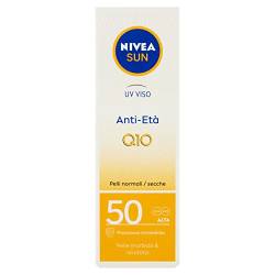 Nivea SUN UV-Gesichtscreme Q10 Anti-Aging FP50 in 50 ml Tube von NIVEA