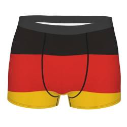 NIXNUT Herren-Boxershorts, Deutschland-Flagge, weich, atmungsaktiv, antibakteriell, für Liebhaber, Jungen, Geschenk, Schwarz , M von NIXNUT