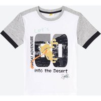 Jungen-T-Shirt mit Gecko-Frontaufdruck von NKD