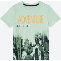 Jungen-T-Shirt mit Kaktus-Frontaufdruck von NKD