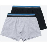 Kinder-Jungen-Retroshorts mit Kontrastwebbund, 2er-Pack von NKD