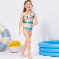 Mädchen-Badeanzug mit Volant von NKD