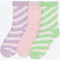 Mädchen-Socken mit Streifendesign, 3er-Pack von NKD