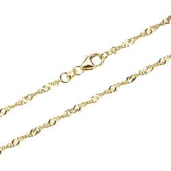 NKlaus 18,5cm Armband Singapur Kette 333 Gelb Gold 8 Karat Damen Amrkette designer Goldkette 2269 von NKlaus