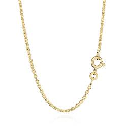 NKlaus 50cm Ankerkette 333 Gelbgold 8 Karat elegante Halskette Breite: 1,7mm Collier 3,9g schwer 10819 von NKlaus