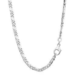 NKlaus 50cm Dollarkette 925 Silber elegante Halskette Breite: 3,0mm Collier 12,6g schwer 3632 von NKlaus