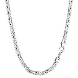 NKlaus 50cm Königskette 925 Silber elegante Halskette Breite: 4,7mm Collier 63g schwer 3462 von NKlaus